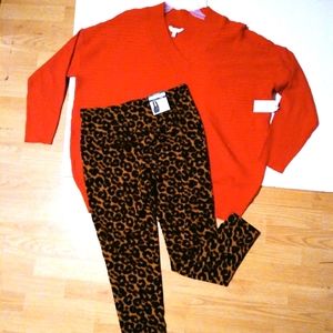 Nwt plus size set Sweatershirt size 2X and legging